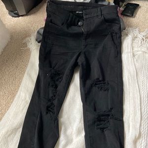 American eagle black skinny jeans